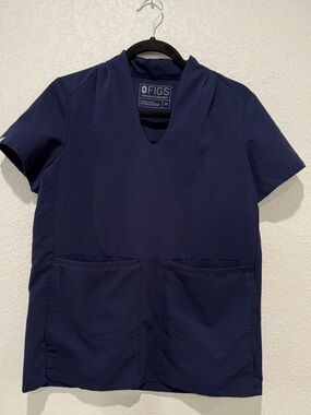 FIGS Banepa Navy Medical Scrub Top Limited Edition XS